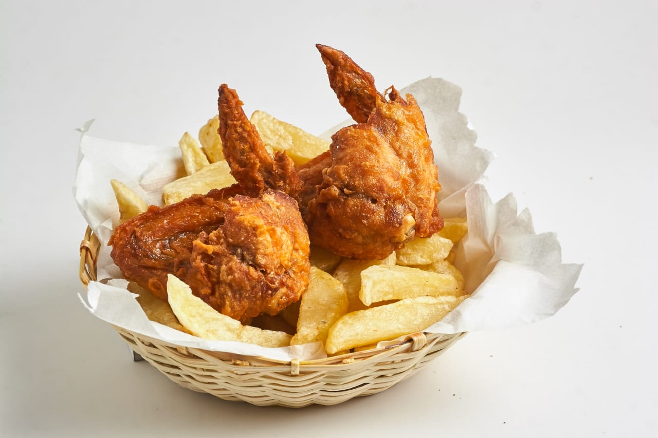 Medios platos (con una sola presa) alitas